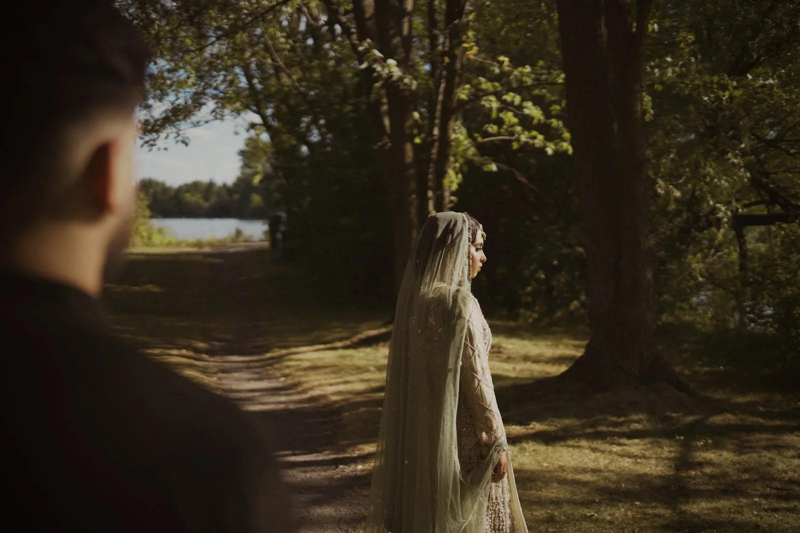 Bride portrait in soft window light, Ottawa wedding photography pricing guide